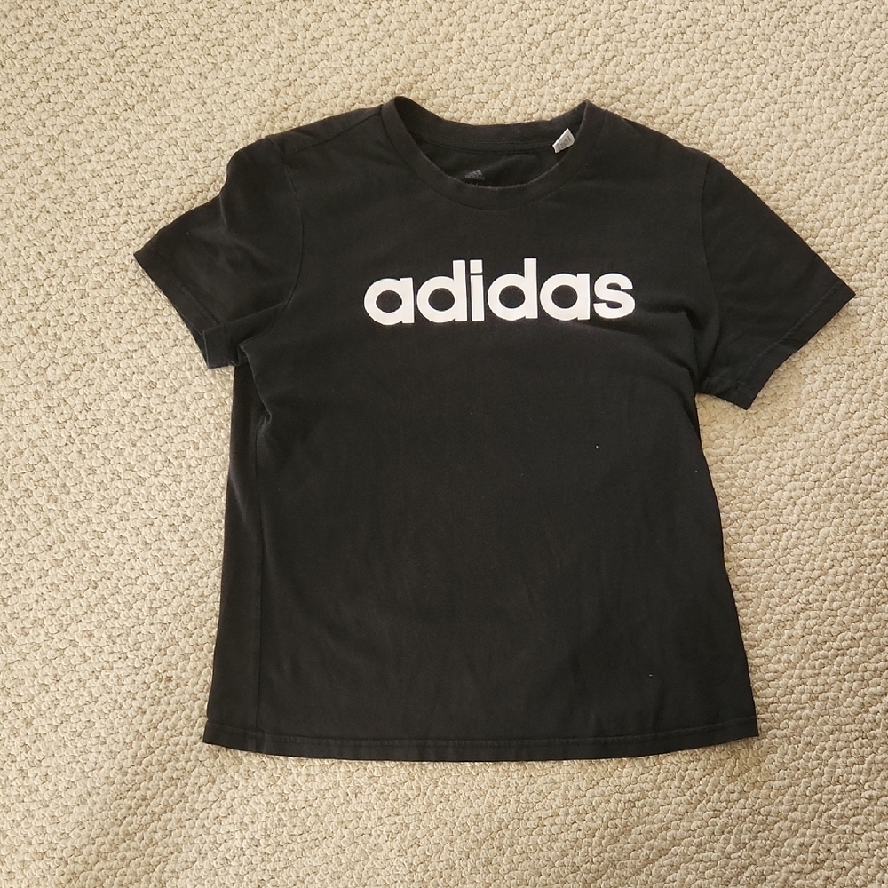 Adidas Kids Black T-Shirt Size M